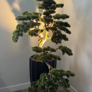 Artificial Bonsai Tree "5ft" in Matte Black Planter